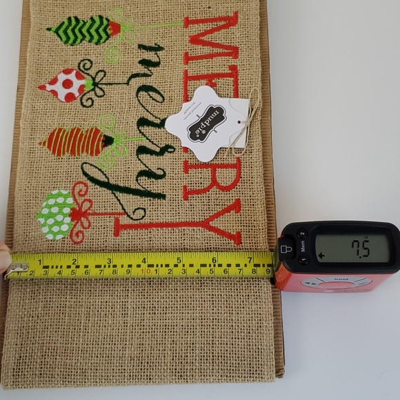 Mud Pie Holiday Pillow Wrap 15" x 15" - Picture 7 of 11